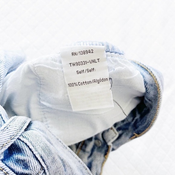 Twelve by Ontwelfth Ripped Denim Jeans Button Fly TW90331-VNLT SZ25 - Picture 6 of 9